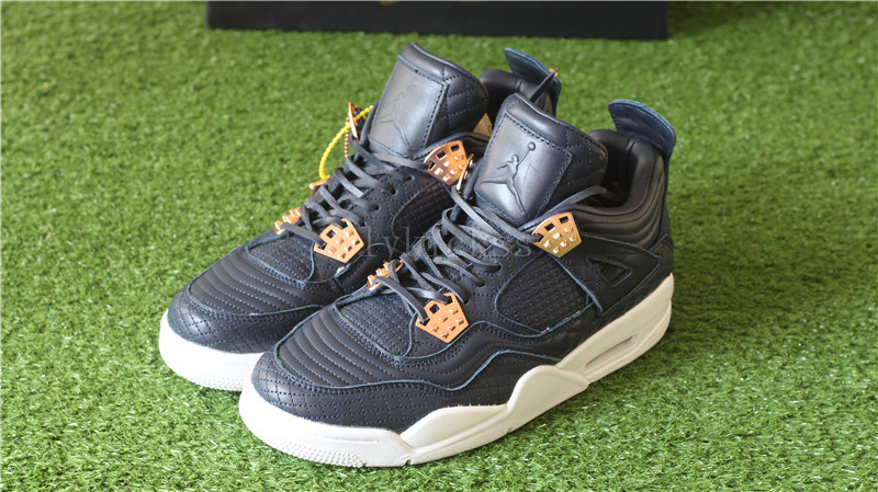 Authentic Air Jordan 4 Premium Obsidian Navy